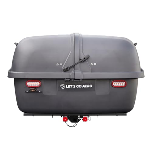 Let's Go Aero GearSpace Slideout Hitch Cargo Carrier -Dark Gray