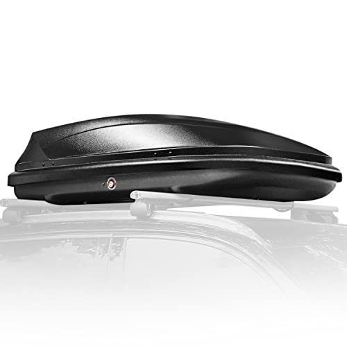 Auto Dynasty Hard Shell Roof Top Mount Cargo Carrier Travel Luggage Box