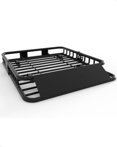 GarveeLife 46 in x 36 in Universal Roof Rack Carrier Basket, 200 LBS Capacity Rooftop Cargo Rack, Car Top Luggage Holder Basket Heavy Duty for SUVs, Trucks, Vehicles
