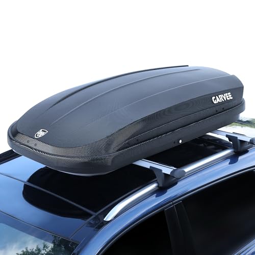 Garvee Rooftop Cargo Box Carrier, Dual-Side Opening Luggage Storage