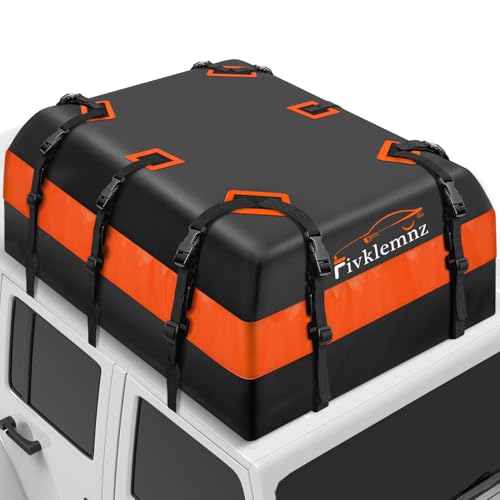 FIVKLEMNZ 30 Cubic Rooftop Cargo Carrier Waterproof Soft Car Roof Bag