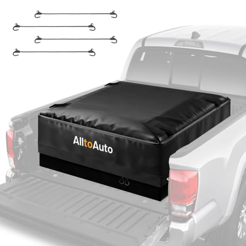 AlltoAuto 38 Cubic Feet Truck Bed Cargo Bag, Waterproof with Heavy Duty PVC