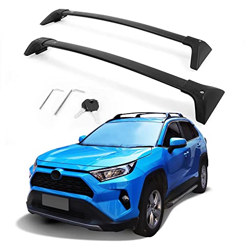 Autekcomma Lockable 260lbs Roof Rack Crossbar for Toyota RAV4 2019-2025