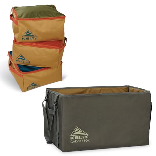 Kelty CARGO Box, Camp and Travel Organization Tote, 3 Storage Pods