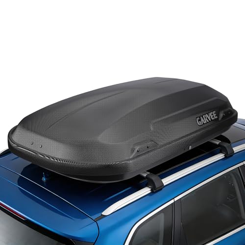 Garvee Rooftop Cargo Box Carrier, Dual-Side Opening Hard-Shell Carrier
