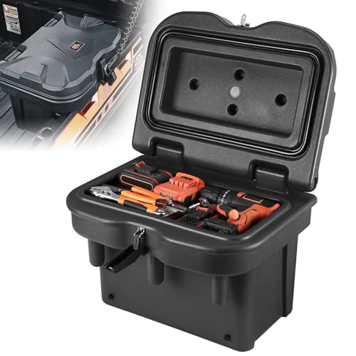 KEMIMOTO UTV Bed Storage Box 5.5GAL Compatible with Polaris Ranger General