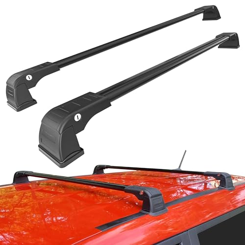 HOPE YOU READY Roof Rack Cross Bar Compatible with Kia Soul 2014 2015 2016 2017 2018 2019 Roof Rack Cross Bars Aluminum Adjustable Roof Rack Rail