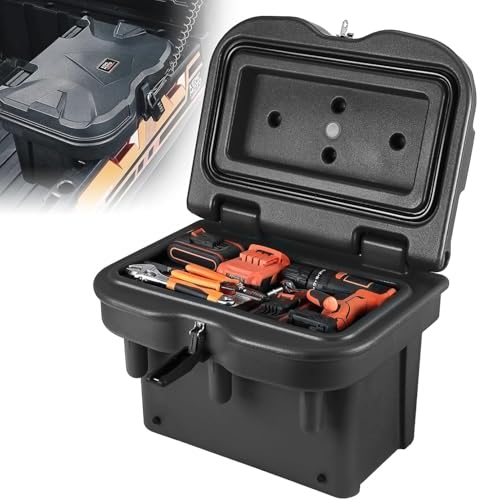 KEMIMOTO UTV Bed Storage Box 5.5GAL Compatible with Polaris Ranger General